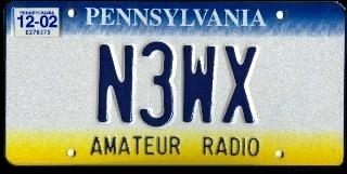 Ron's license plate